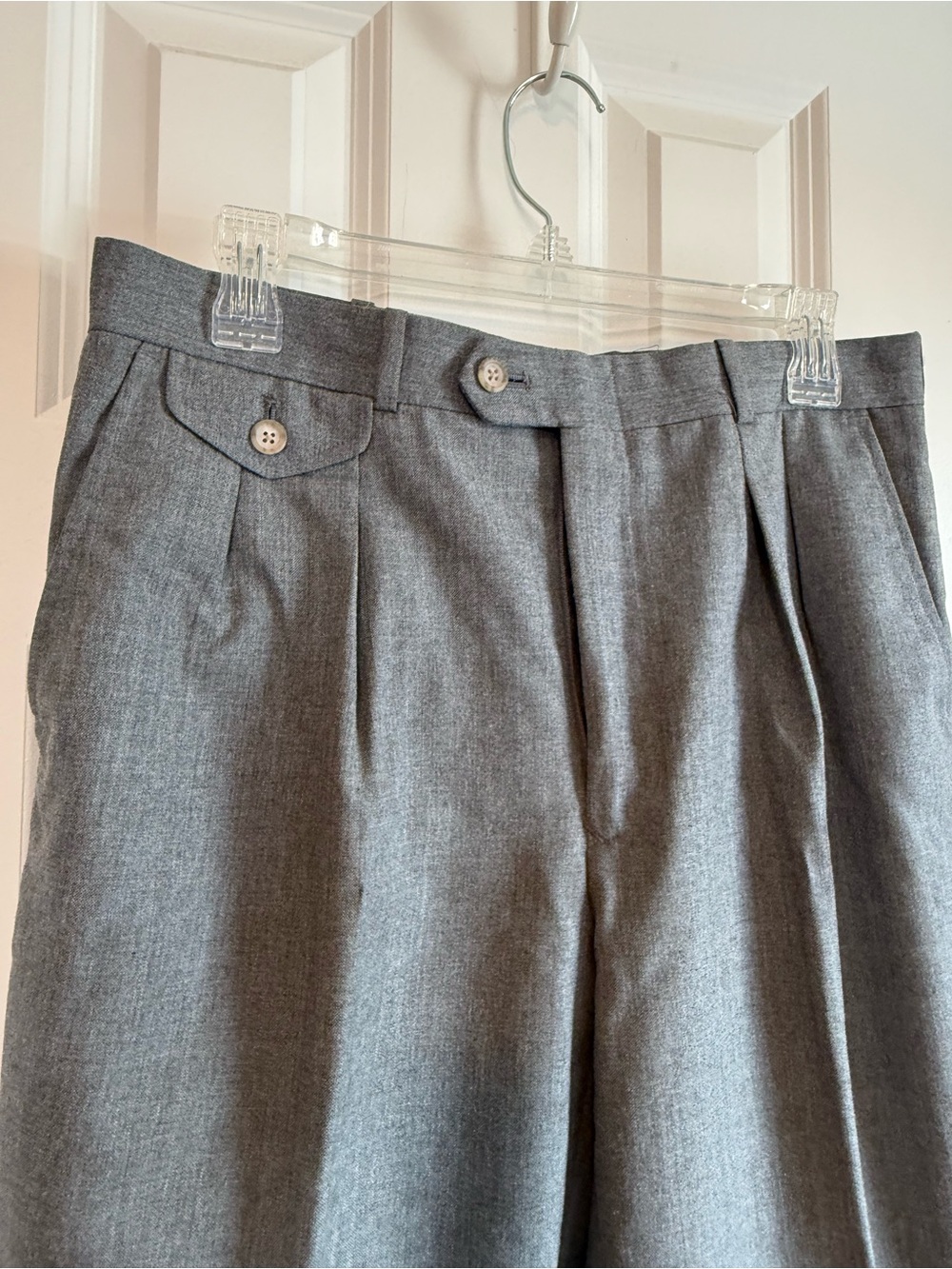 Men's Grey Tailored Dress Shorts